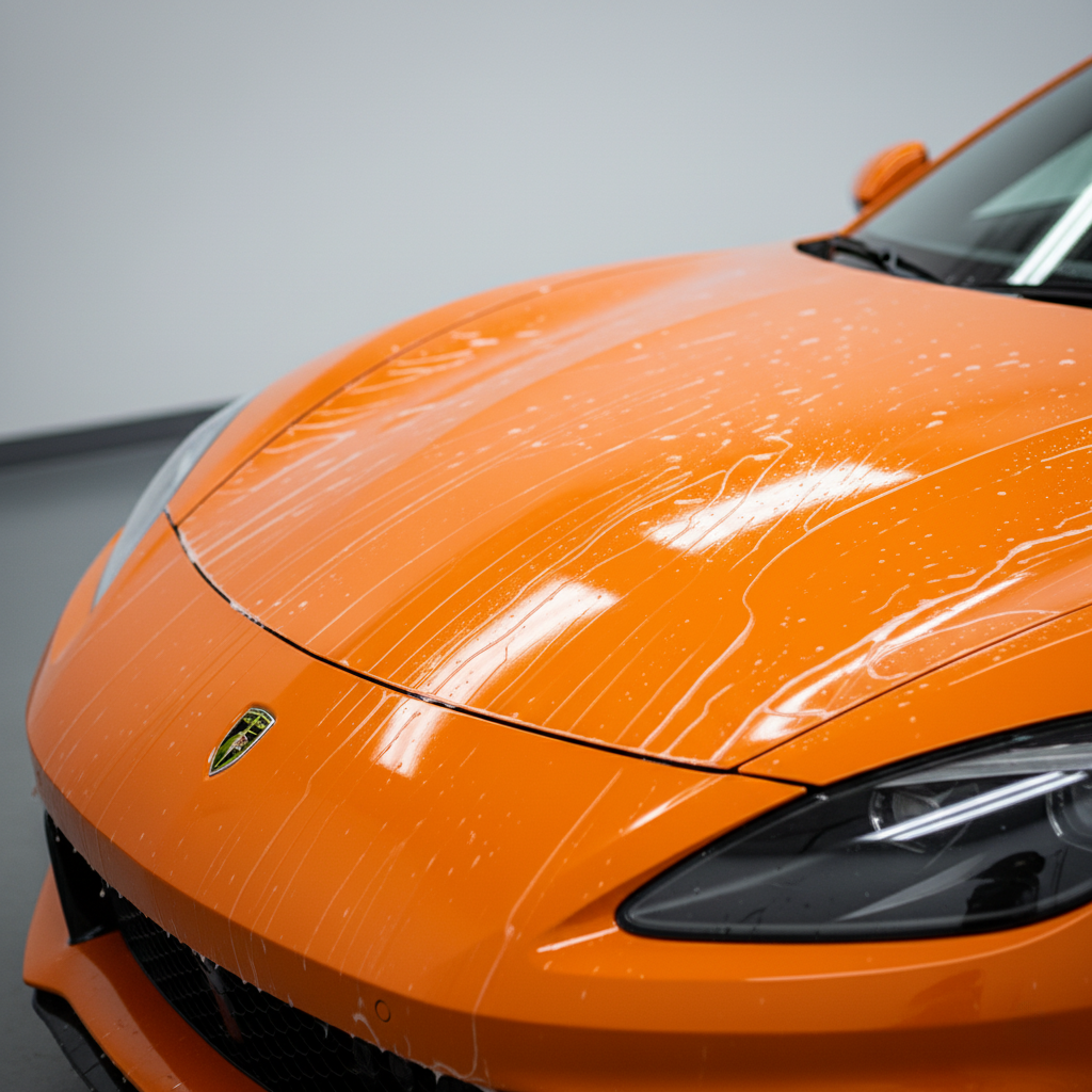 Lackschutz orange Lackschutz Orange bei frey Folientechnik